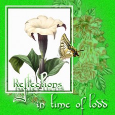 GIFT TAG Reflection Flower (Sympathy)